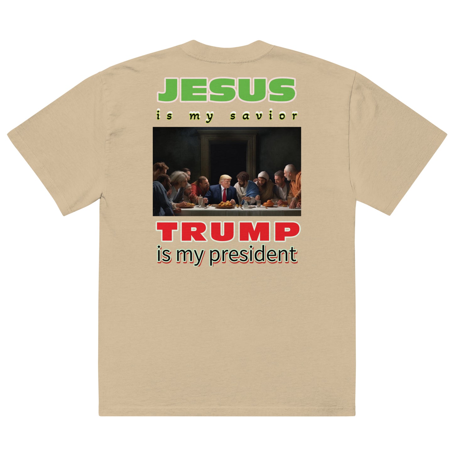 JESUS is my Savior DESIGN Oversized faded t-shirt
