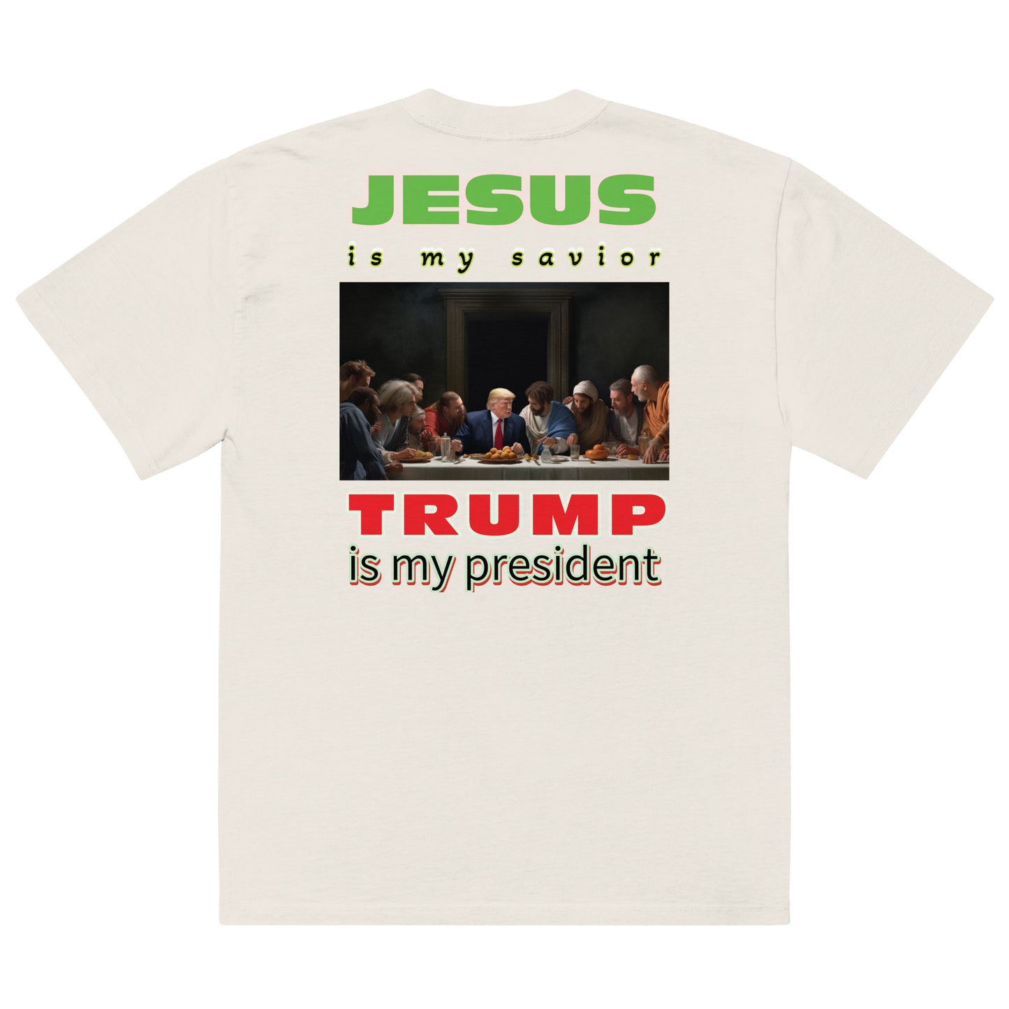 JESUS is my Savior DESIGN Oversized faded t-shirt